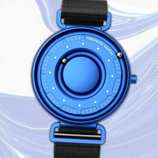 Primus Blue Maschenarmband Schwarz