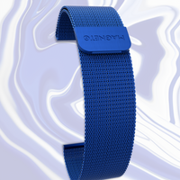 Maschenarmband Blau